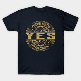 Yes Vintage Ornament T-Shirt